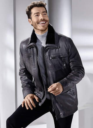 Lederjacke