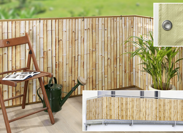 Sichtschutz - Balkon-Sichtschutz Bambus, in Farbe BRAUN Ansicht 1